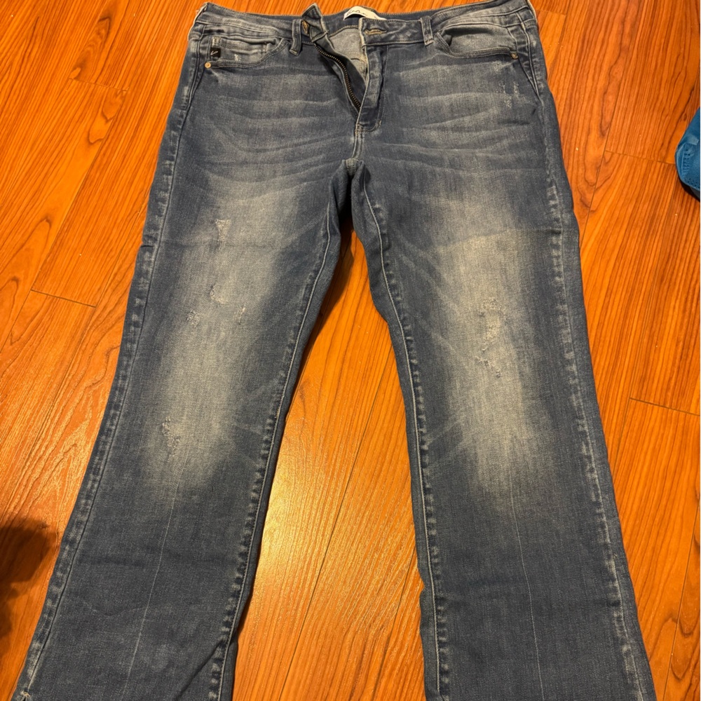 Maurices Dark Blue Straight Leg Jeans